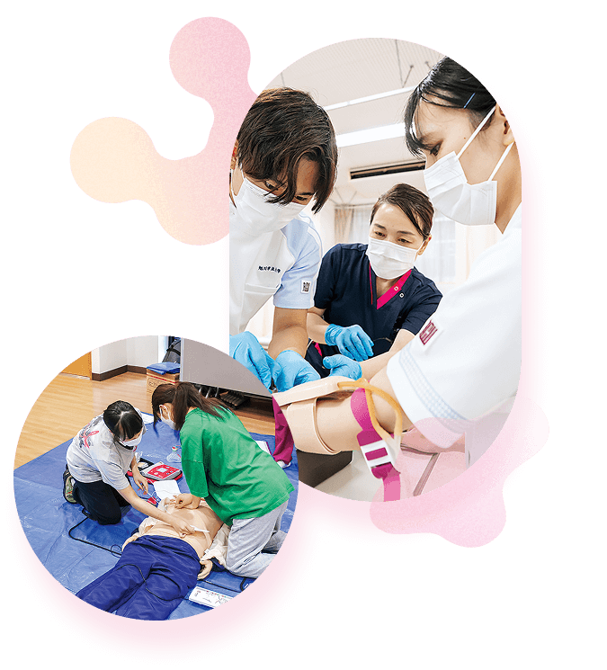 看護実習 - 学生の様子(仮)